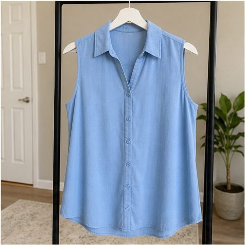 Blue Tunic Blouse